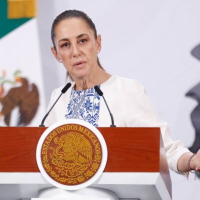 Sheinbaum-niega-reunion-con-AMLO-durante-su-gira-en-Palenque-y-critica-rasgos-de-misoginia