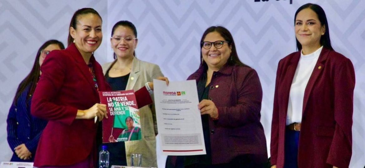 Milena-Quiroga-se-registra-como-aspirante-a-coordinadora-estatal-de-Morena-en-BCS