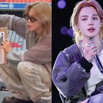 Jimin-recibe-en-Munich-un-cartel-que-lo-compara-con-Thor-y-Erling-Haaland-su-reaccion