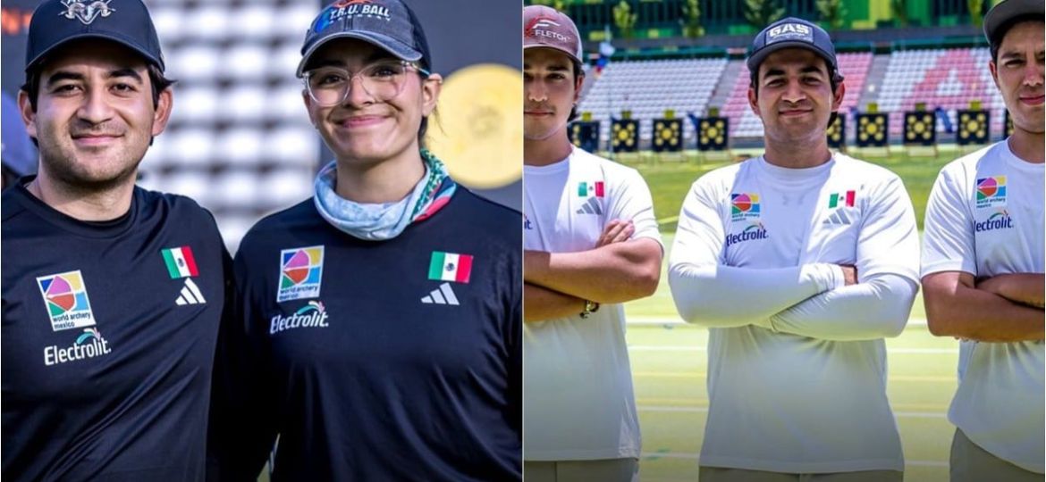Mexico-suma-dos-medallas-de-plata-en-la-Copa-del-Mundo-de-Tiro-con-Arco-en-Madrid