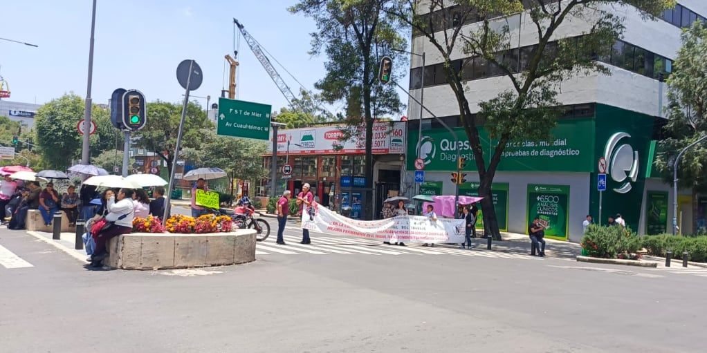 Trabajadores-de-la-Secretaria-de-Cultura-cierran-avenida-Chapultepec-por-falta-de-dictamen-de-Proteccion-Civil