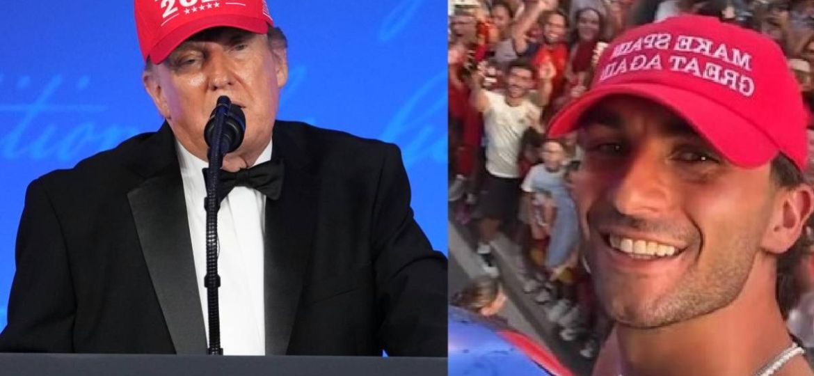 Trump-comenta-la-gorra-Make-Spain-Great-Again-que-llevo-Ferran-Torres-en-la-celebracion