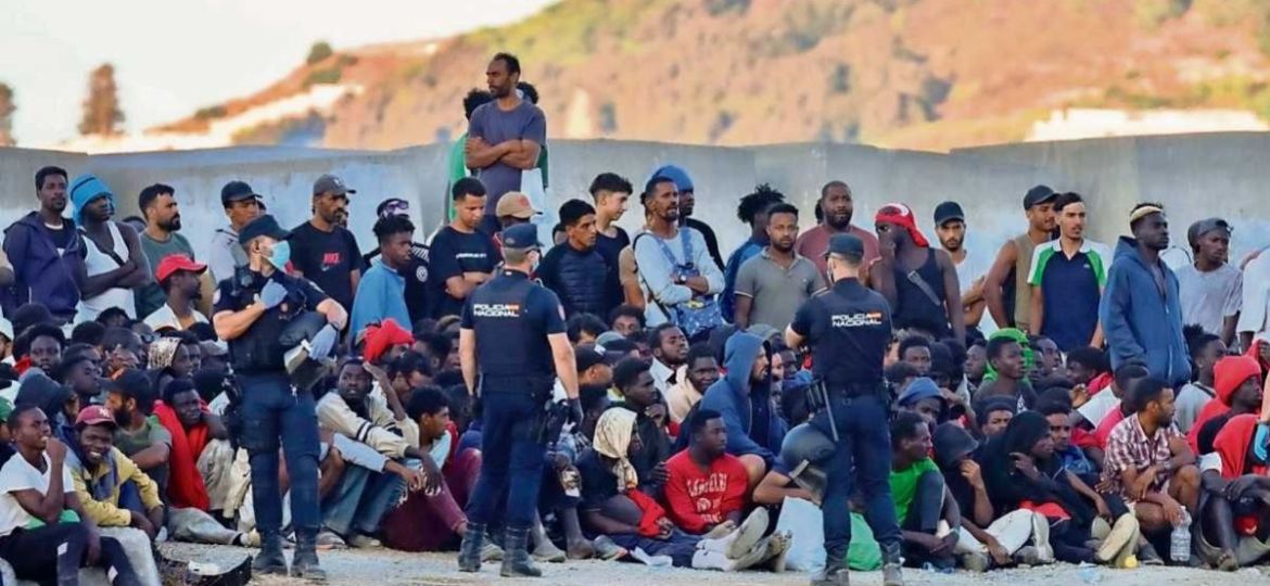 Marruecos-refuerza-controles-cerca-de-Ceuta-y-Melilla-ante-convocatoria-migratoria-del-15-de-agosto